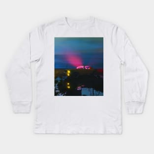 Escape Through The Night Kids Long Sleeve T-Shirt